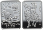 Polen 10 Zloty 2009 - Husarz XVII - aus PP
